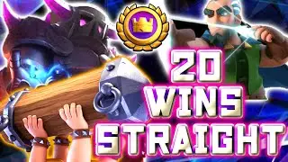 20WINS STRAIGHT with Classic PEKKA BRIDGE SPAM☺️-Clash Royale