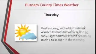 Putnam County Weather by the Putnam County Times 040115