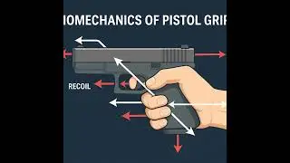 🔫 Biomechanics of Pistol Grip: Vector, Recoil and Control