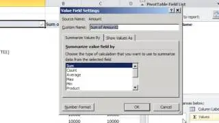 Using pivot tables to subtotal sort and filter in Excel 2010