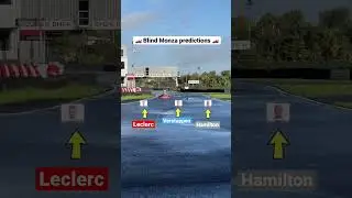 Monza Prediction!! 🏎🇮🇹😂 #shorts
