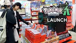 Pok&eacute;mon Legends: Z-A (Launch Store Display) Tokyo, Japan | Raw B-Roll Archive ポケモンZA 発売日