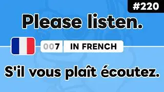 Learn ‘Please ~’ in French 🇫🇷 Daily Beginner Phrases (Ep. #220)