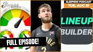 The buzz meter, a roster building game, and Purdue predictions | Sleepers Pod 8-19-25