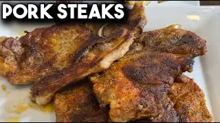 Easy Pork Steaks & Creamy Mac & Cheese