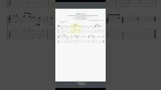 (J.K. Mertz) Lessons Guitar - Etude No. 1, for Classical Guitar