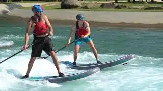 Paddle Boarding at the Whitewater Center