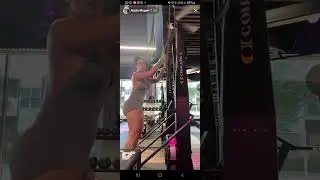 American beautiful boxer women workout 💪 in gym 🏋️&zwj;♀️ #live