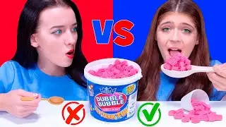 ASMR Big VS Small Spoon Food Challenge by LILIBU | Best Compilation