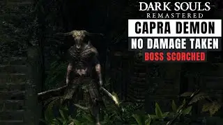Dark Souls - Capra Demon Boss [No Damage/No Items/Melee Pyro Build]