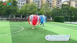 Inflatable Bubble Soccer Game 5 ft Bumper Ball Funny Bubble Ball for Adults