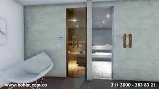 sauna y turco boher diseño 3d villavicencio colombia