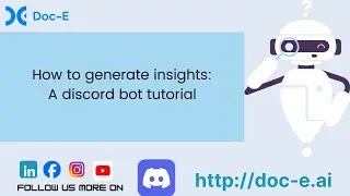 How to generate insights in discord