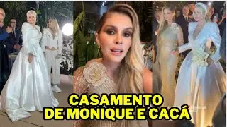 BARBARA EVANS MOSTRA CASAMENTO DA SUA MÃE MONIQUE EVANS COM CACÁ