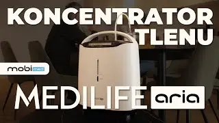 MEDILIFE ARIA Profesjonalny koncentrator tlenu, 96%, 5l - Oddychaj swobodnie