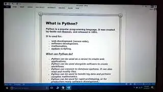 What is Python ? , What Python can do ? , Why we use Python ? , Python introduction for beginners