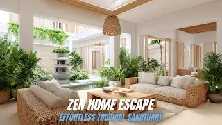 Tropical Zen Sanctuary 2025: Effortless Decor Secrets for a Relaxing Home Escape