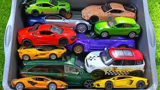 Box Full of Model Cars -Mazda Mx5, Koenigesgg Jesko, Lamborghini Scv12, Byd Yang Wang U8, Toyota Car