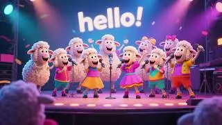 Schafe singen Hallo-Lied 🐑👋🎶 &ndash; Freundliches Begr&uuml;&szlig;ungslied f&uuml;r Kinder