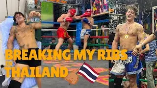 How To Break Your Ribs In a Professional Muay Thai Fight In Thailand - A Documentary (Vlog #12)