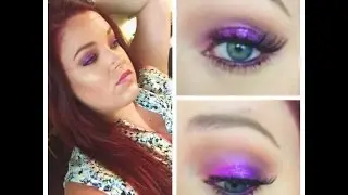 Purple Fantasy | makeup tutorial | Amanda Schneider