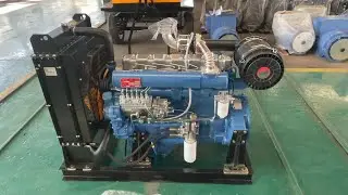 Original British Ricardo R6105AZD Diesel Engine 84kw diesel generator application 2 years warranty