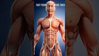 Fast Food vs Home Food 🍔🥗 |Human Body 3DAnimation Explained
