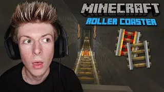 Epic Roller Coaster Tunnel in Minecraft! - Episode 36