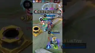 flicker combo new revamp aurora #mobilelegends #mlbb #youtubegaming #ytshort #aurora
