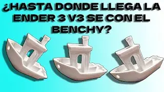 ¿Hasta DÓNDE llega la Ender 3 V3 SE? Benchy a 100, 175 y 250 mms