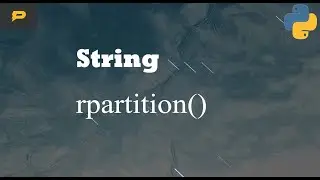 Python String - rpartition()