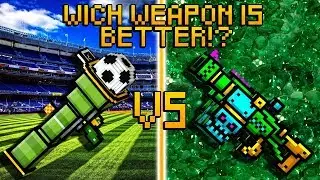 Pixel Gun 3D - Football Cannon VS Adamant Bomber