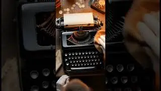This Vintage Typewriter Was Silent for Decades&hellip; Listen to It Now ⌨️✨#Shorts #reels #viral #trend