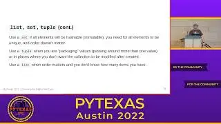 Choosing the Right Data Types (Josh Schneider)