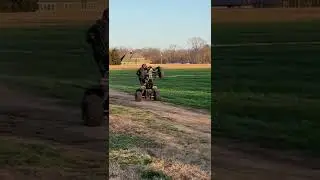 How to wheelie atv