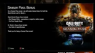 Black Ops 3 Season Pass Holders Bonus Content