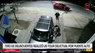 Tr&iacute;o de criminales realiz&oacute; tour delictual por Puente Alto