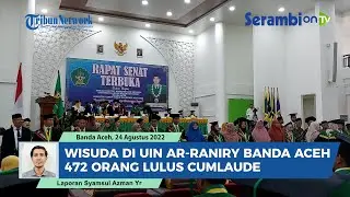 UIN Ar Raniry Gelar Wisuda, 472 Orang Lulus Cumlaude