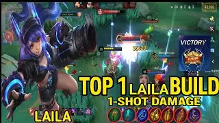 AUTO SAVAGE!🔥 Top 1 Layla Trinity Build = 100% Attack Speed | INSANE DAMAGE MLBB
