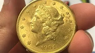 Золотая монета США 20 долларов 1904 года • Стоимость, информация, тираж, история и многое другое