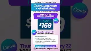 Learn Canva the Right Way in 1 Hour (Design Faster with AI)