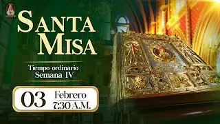 Santa Misa en Caballeros de la Virgen, 03 de febrero de 2026⚜️ 7:30 a.m