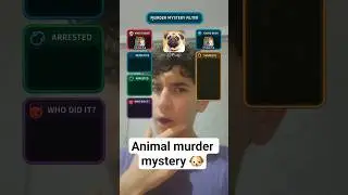 Animal Murder Mystery🤯☠️ #shorts #challenge #fun #murdermystery2 #animals #entertainment #akita