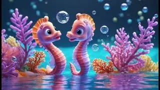 Baby Seahorse Dropped the Bubble Ring | Nursery Rhymes for Kids & Baby Songs