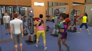 The Sims 4 - First Person Mode at the Gym [4k]