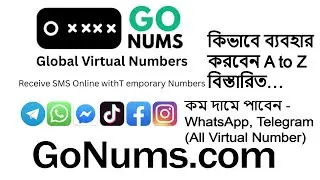 WhatsApp & Telegram Best Number Site | Unlimited Virtual Number | GoNums.com