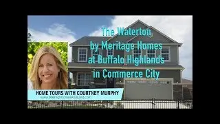 New Homes in Commerce City Colorado - Waterton Model by Meritage Homes at Buffalo Highlands