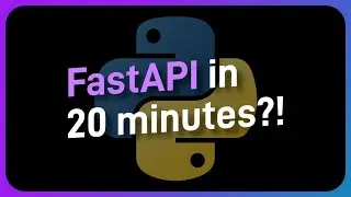 Create an API in 20 MINUTES with FastAPI (2024 tutorial)