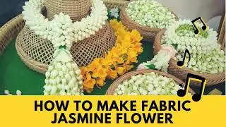 Fabric Jasmine Flower