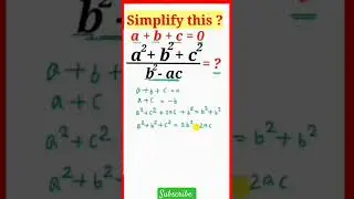Olympiad math problem #maths #mathsolympiad #mathematics #shorts